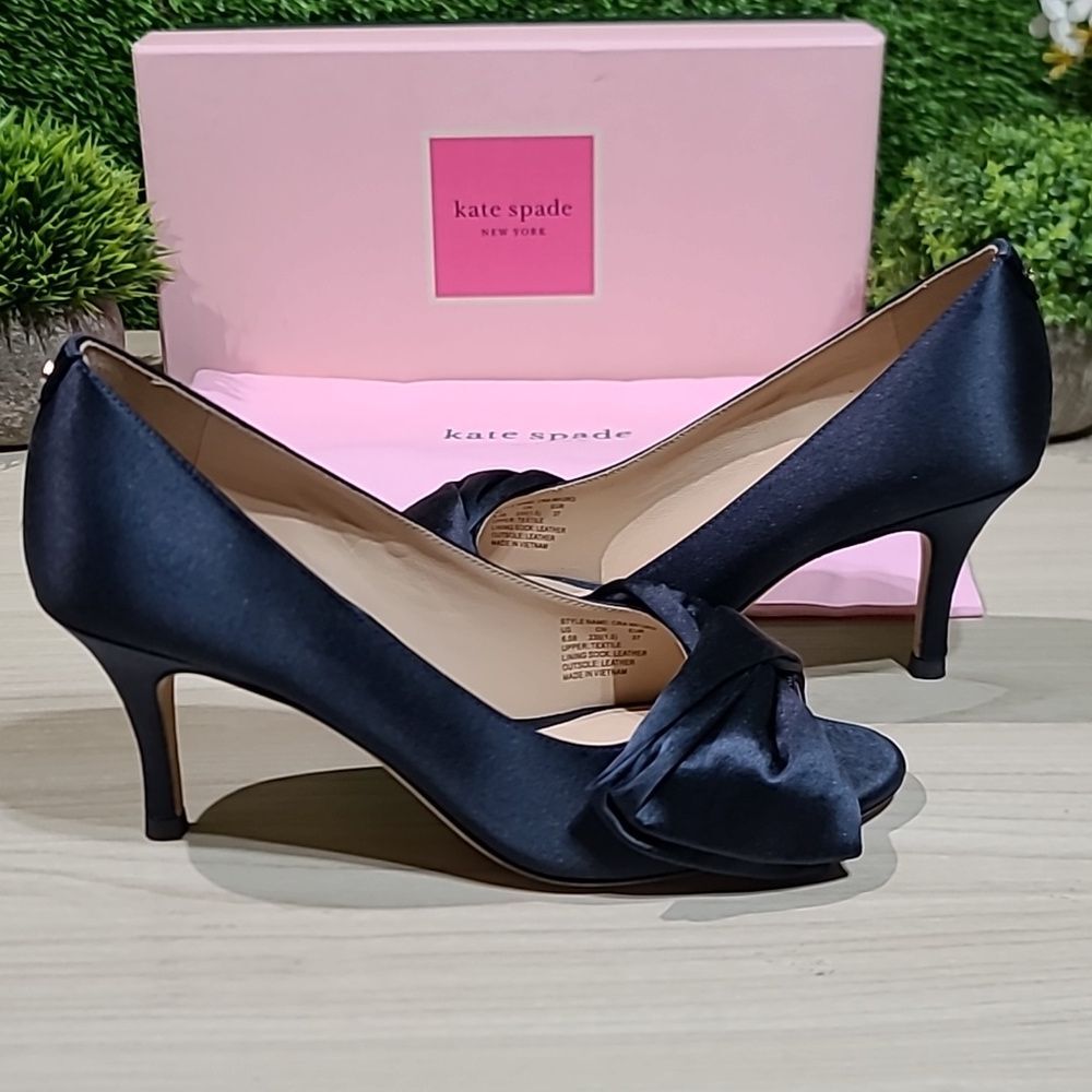 kate spade new york Crawford Pump - Blazer Blue 6.5 B New - Picture 3 of 10
